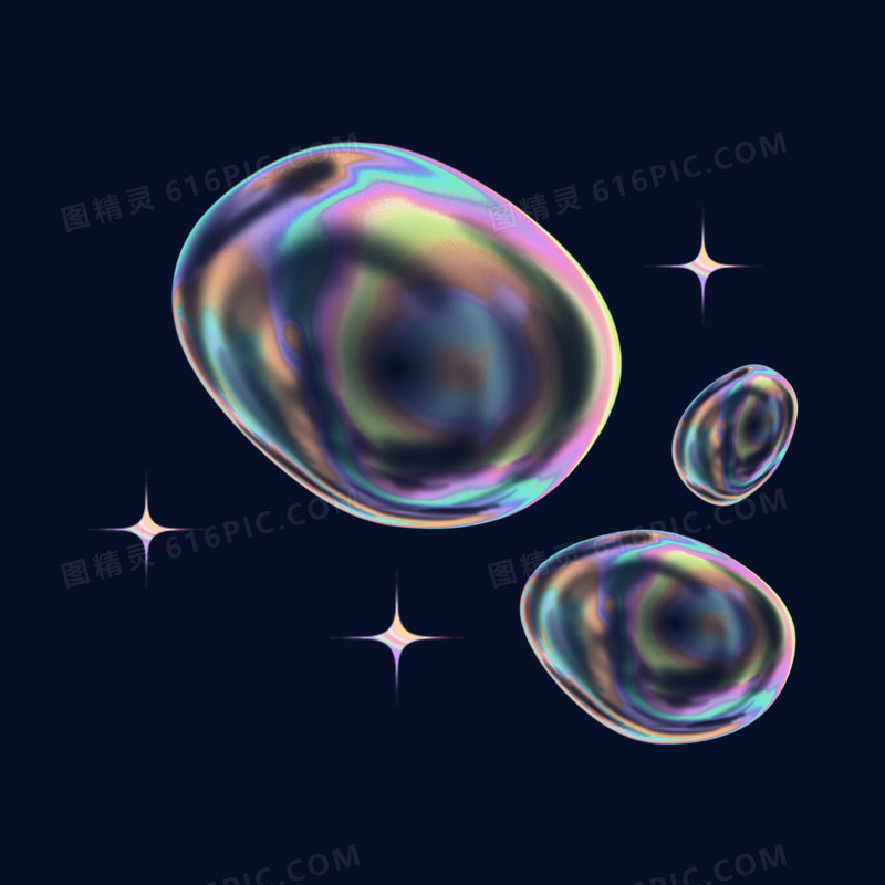 酸性设计气泡泡泡效果素材