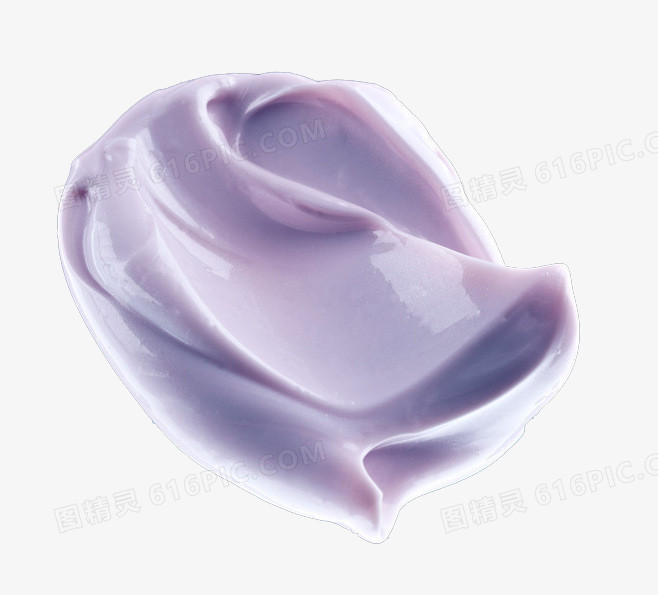 紫色膏体效果