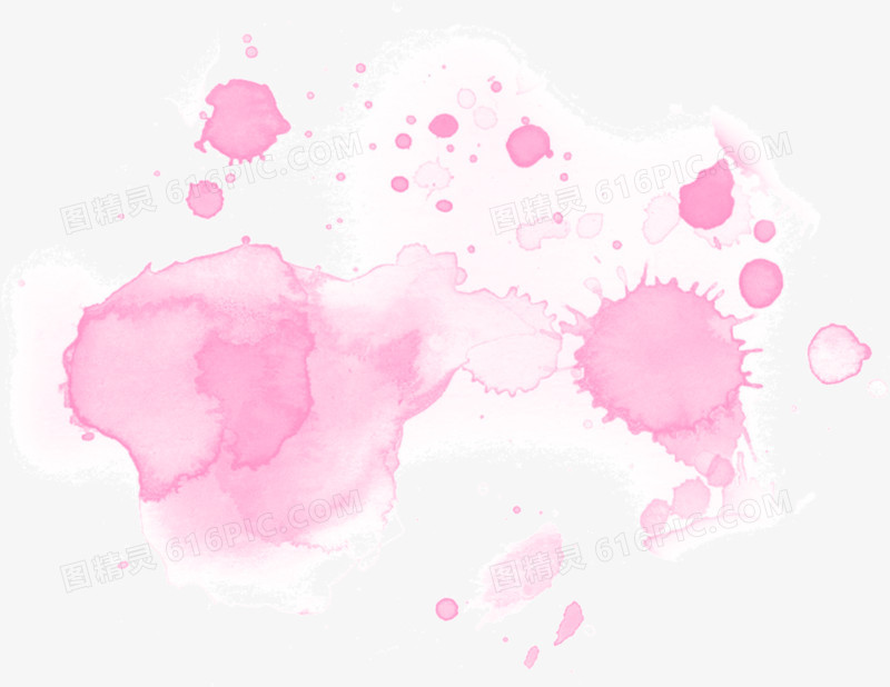 淡粉色油漆痕迹