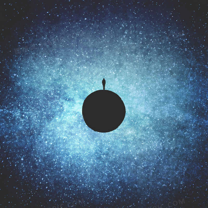 星空炫酷人物星球
