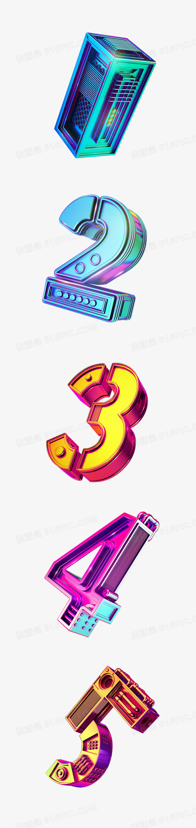 立体数字