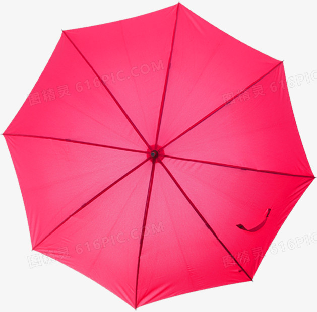 防风粉红色晴雨伞
