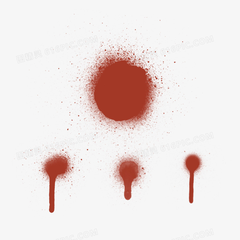 铅笔怎么画血迹图片