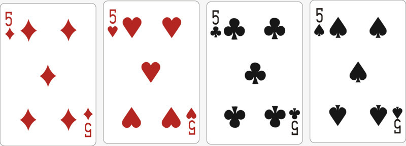 5精美扑克牌模版