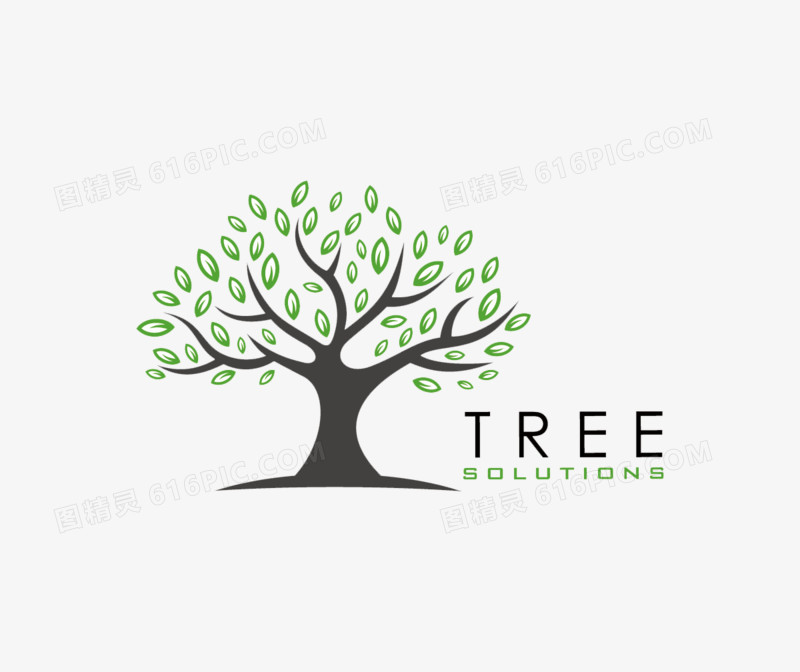 树的精美logo设计
