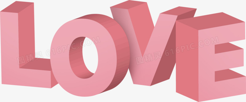 粉红色高清创意字体效果