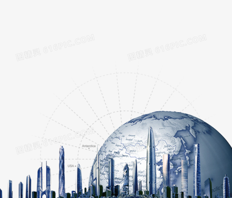 地球城市建筑群