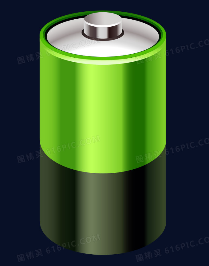 矢量 环保标志 电池