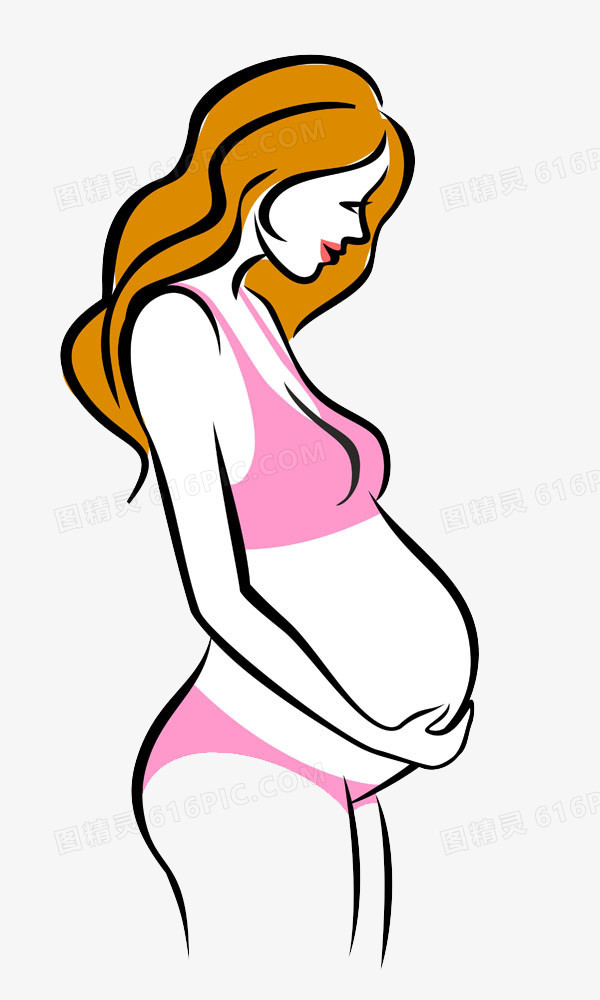 怀孕的动漫人物怎么画图片