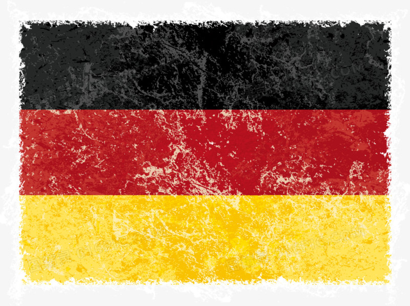 矢量德国国旗图案
