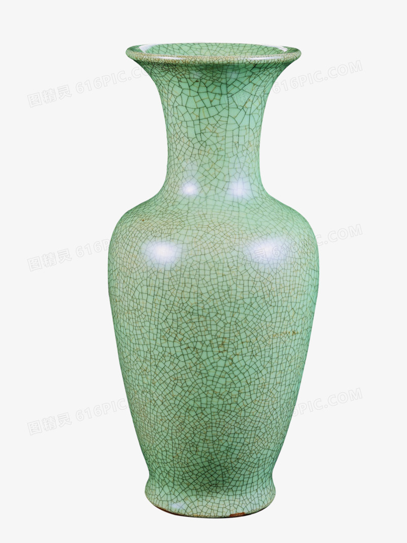绿色裂纹瓷器