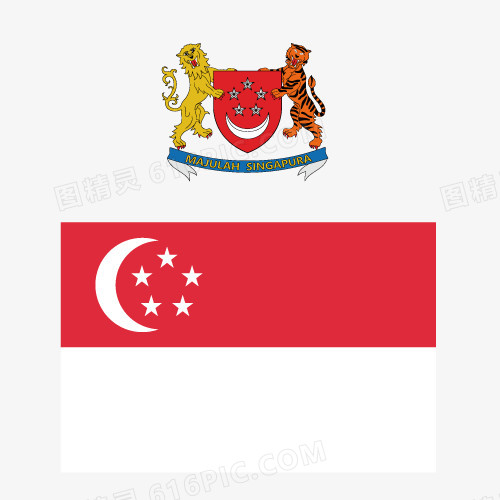 矢量新加坡国徽