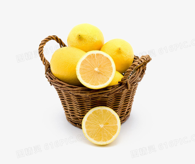 篮子里的柠檬