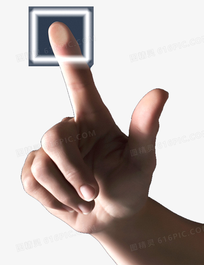 手指指向屏幕的图片图片