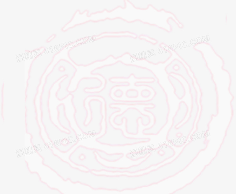 中国风印章文字图案