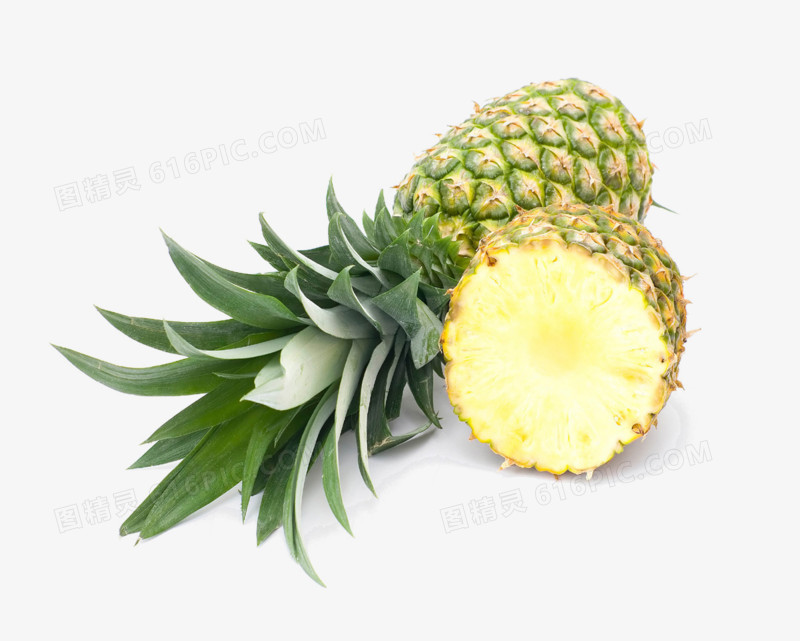水果素材食物 菠萝