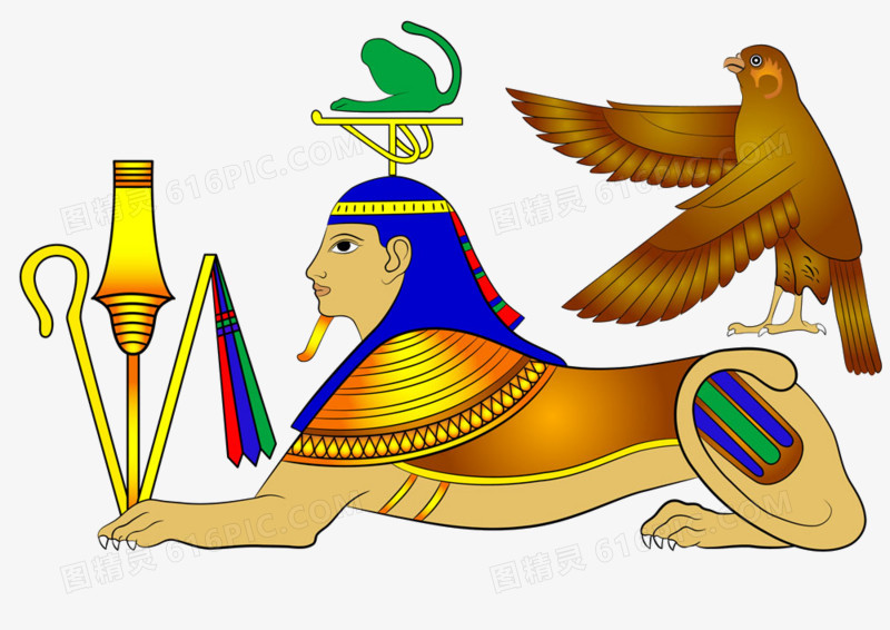 飞鸟与埃及狮身人面像