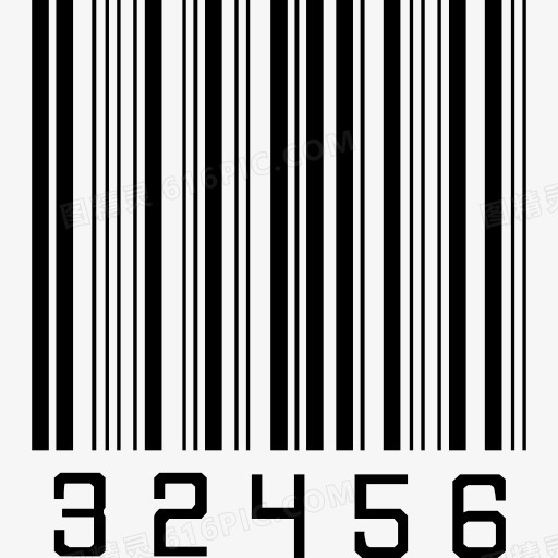 购物条码图标