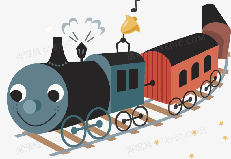 卡通可爱小火车