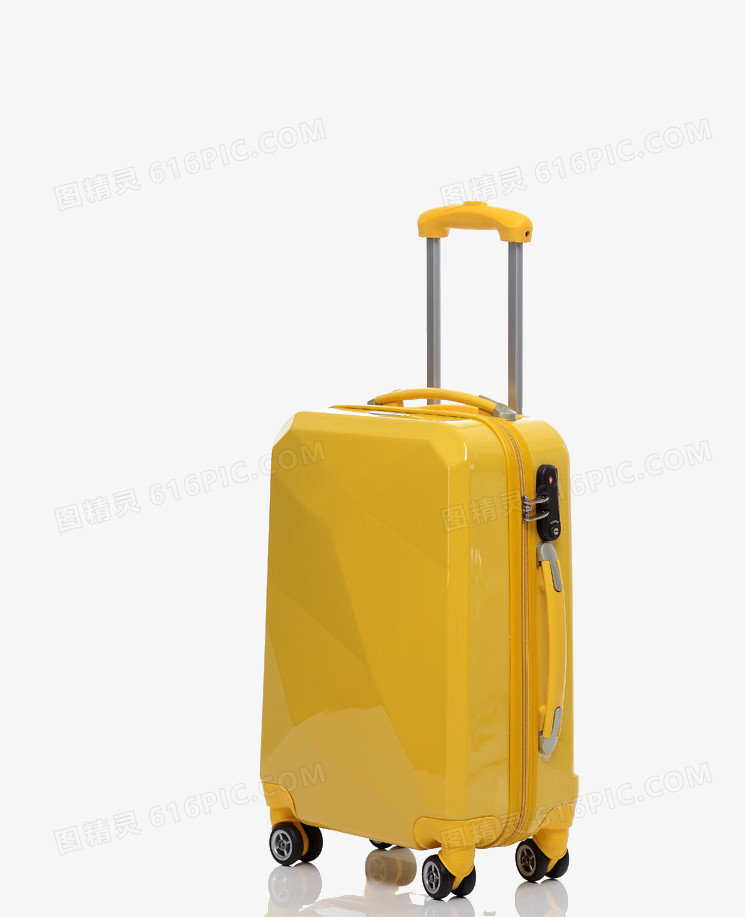 黄色行李箱