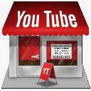 房屋标志设计PNG网页图标youtube
