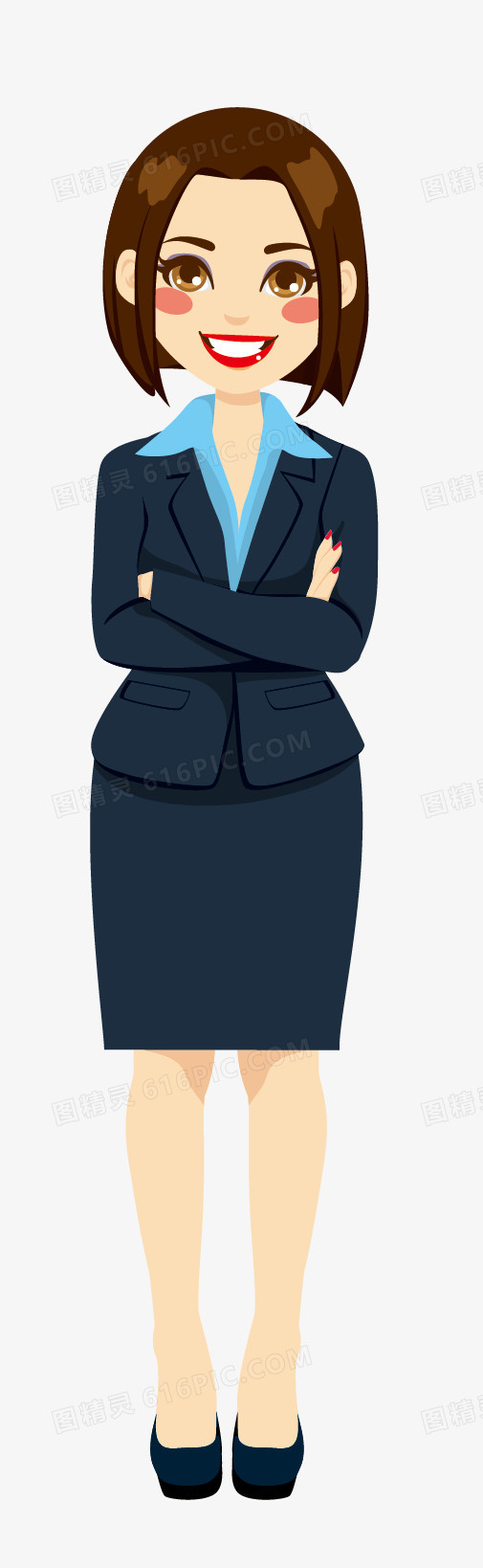 商务女生