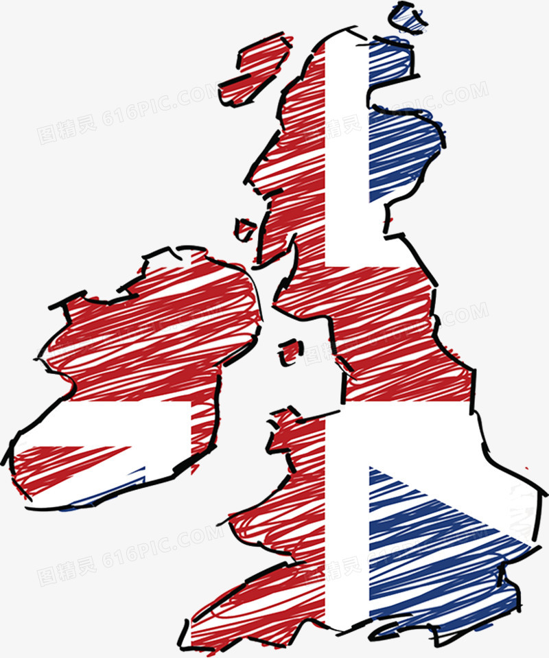 英国国旗地图