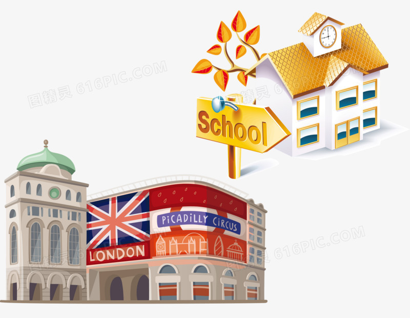学校和英国建筑