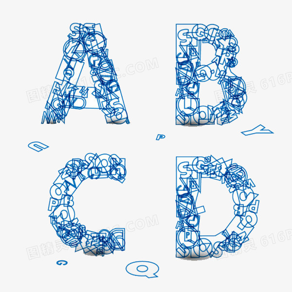 AEBD字母图片图片