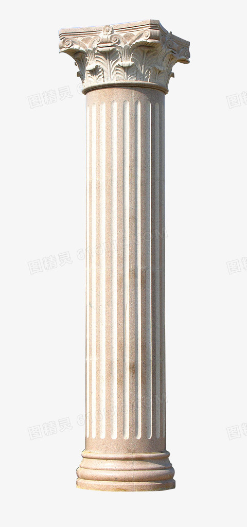 高清欧式花纹罗马柱
