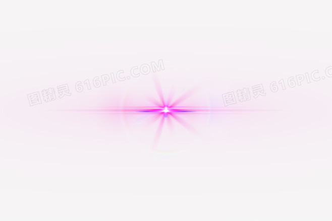 紫色光芒装饰