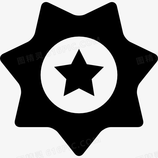 警察徽章图标