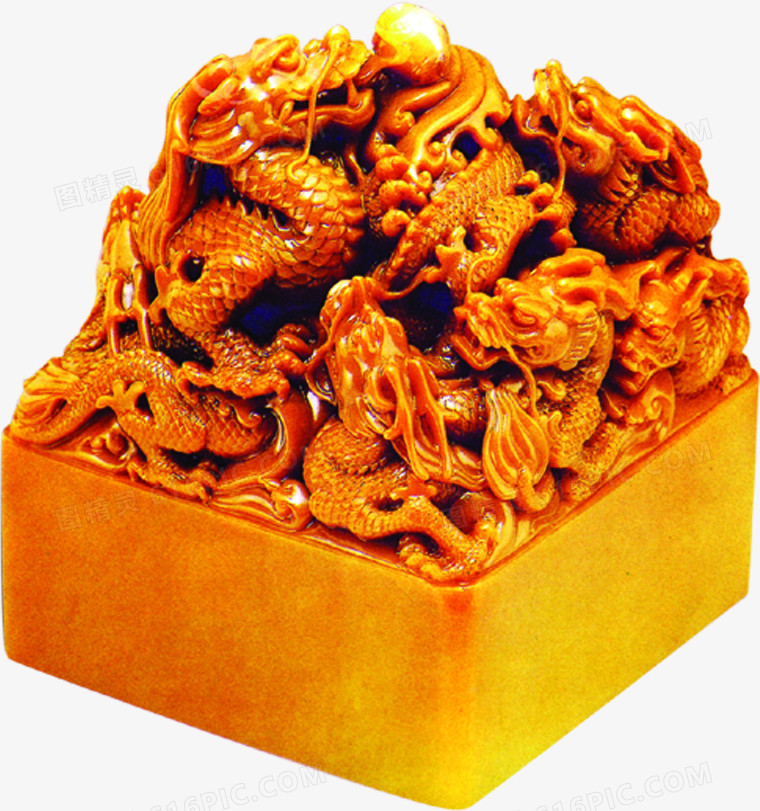 龍印章玉器素材图片