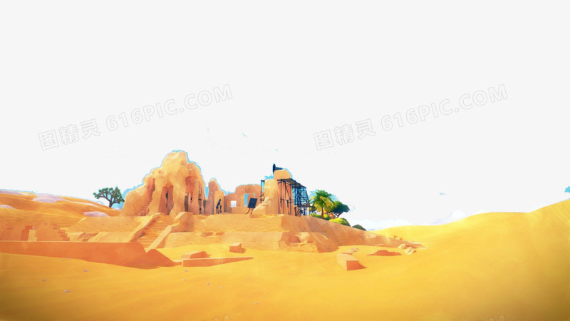 沙漠里的城堡