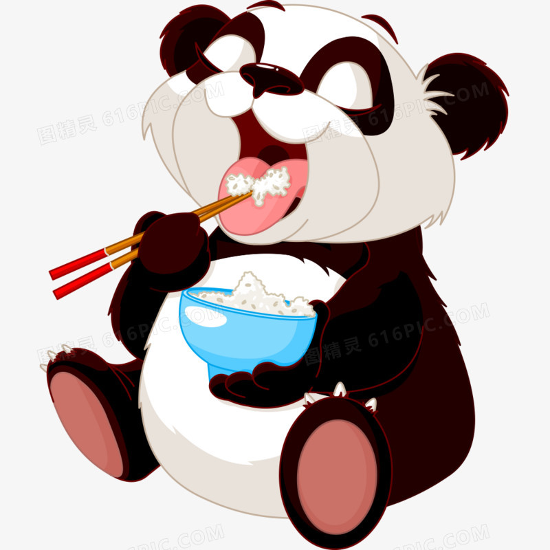 吃饭的熊猫