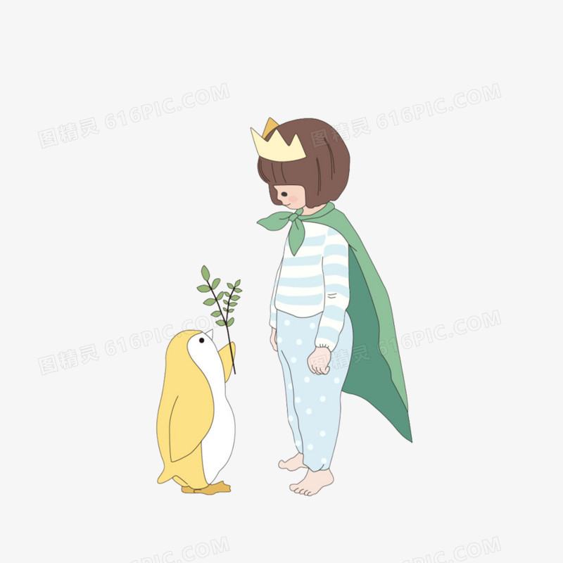 企鹅与小公主