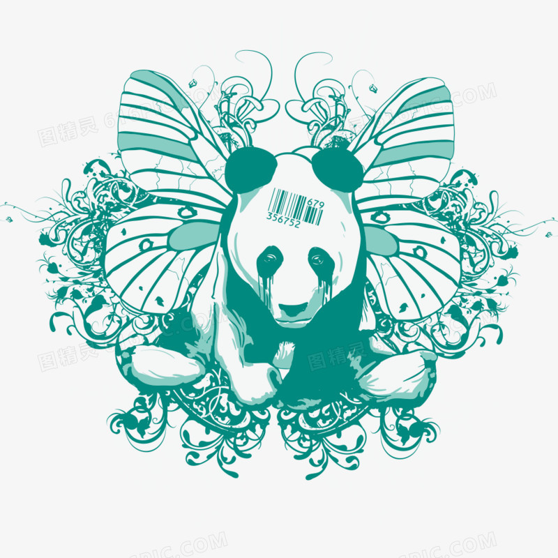 熊猫纹身图案