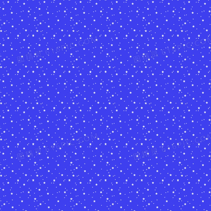 蓝色五角星底纹