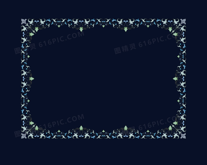 花纹花边边框