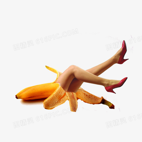 创意香蕉美腿