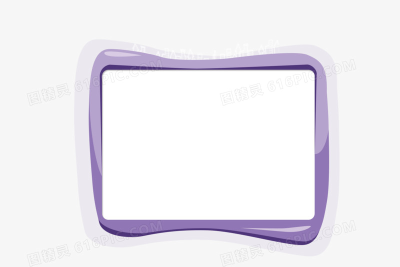 紫色商品展示背景框
