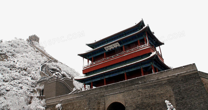 居庸关长城雪景