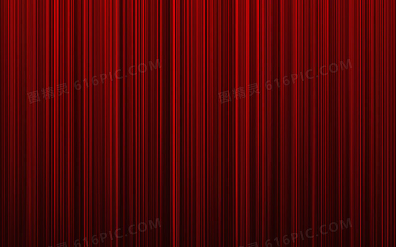 红色帷幕舞台幕装饰元素