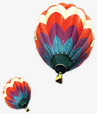 彩色条纹春天氢气球装饰