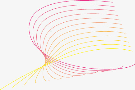 简约幻彩动感线条矢量素材