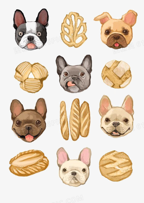 狗和面包