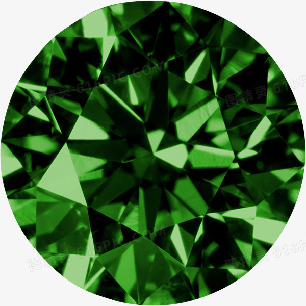 绿色钻石素材