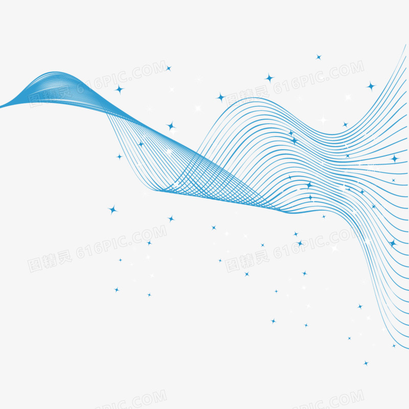 波浪线条