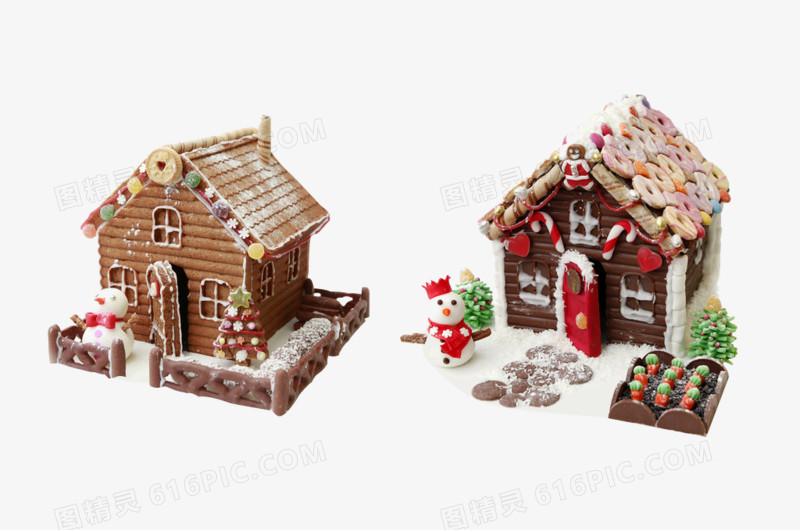 圣诞雪人房屋