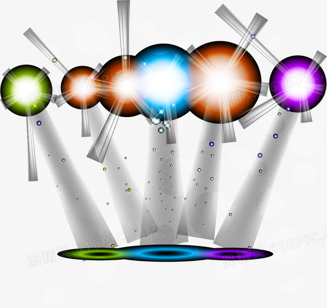 炫酷舞台光束